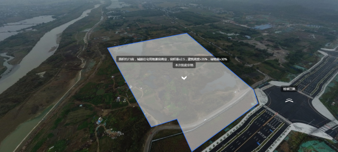 德阳旌北新区再拍出一块湖景地块，700万/亩成交！