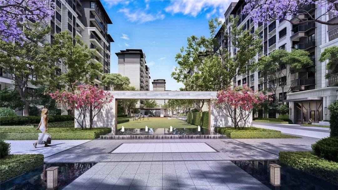 保利中央花园B区 ： 五重归家礼序，盛启德阳院境生活