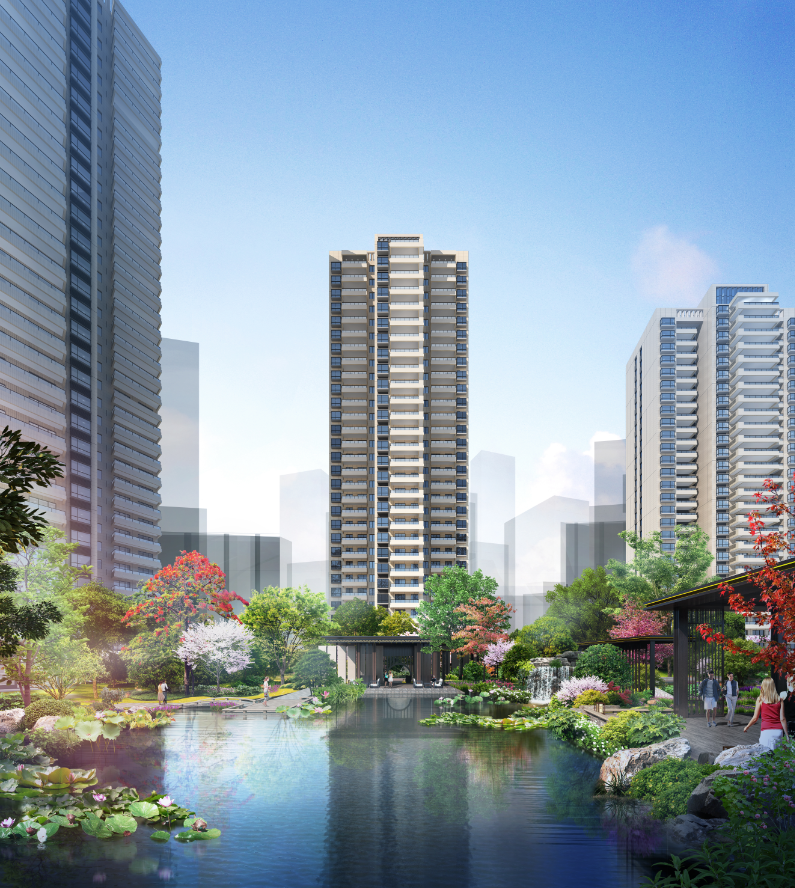 世家雍锦湖：5#、8#楼中庭央景王座，强势敬献！！！