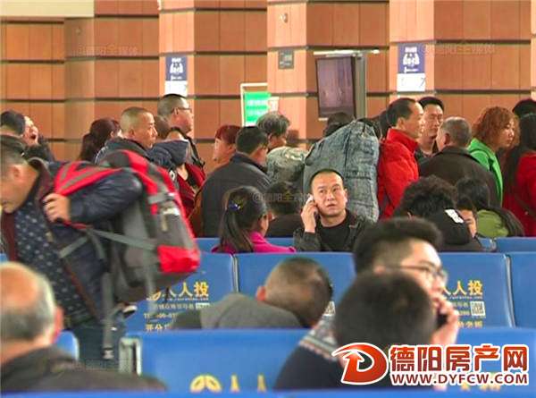 2016年春运 9.2万德阳人乘动车出行