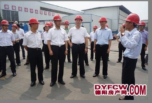 达州市党政代表团到德阳广汉参观考察