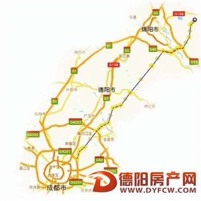 成绵高速扩容方案披露：新建复线一路高架到德阳