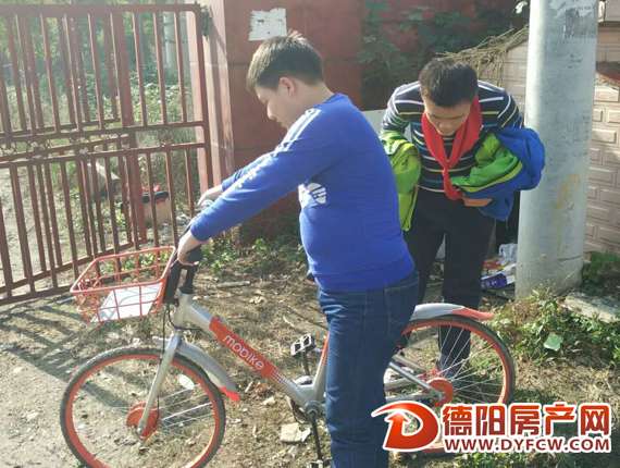 共享单车被扔水沟 特校孩子帮忙抬起