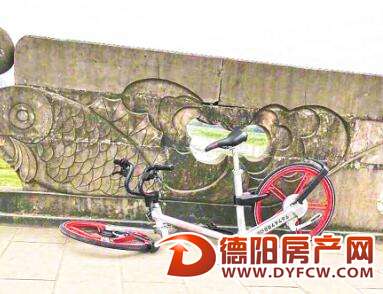 轮胎散了架龙头被掰断 是谁在拿共享单车撒气？