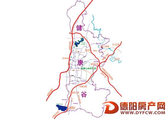 成绵高速扩容线穿越健康谷