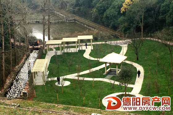 海棠园、桃花园、桂花园 改造后的东湖山公园一处一景更怡人