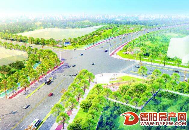 德阳经开区道路改造升级如火如荼