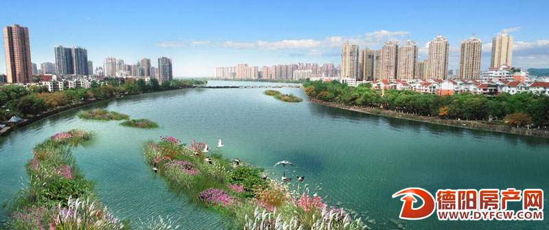 清淤月内完工 旌湖将新建7个城市景观岛