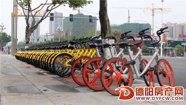 一夜之间德阳“满城尽是小黄车” 然后被城管蜀黍带走了