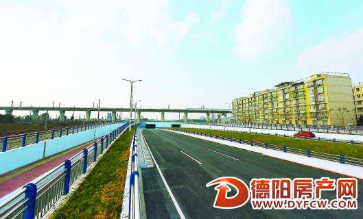 沱江西路下穿立交工程全面竣工