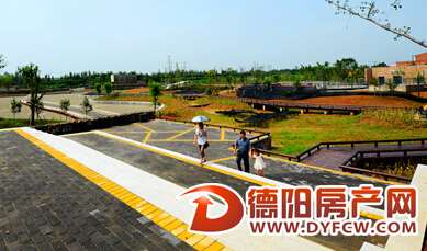 德阳旌南湿地公园新貌初现