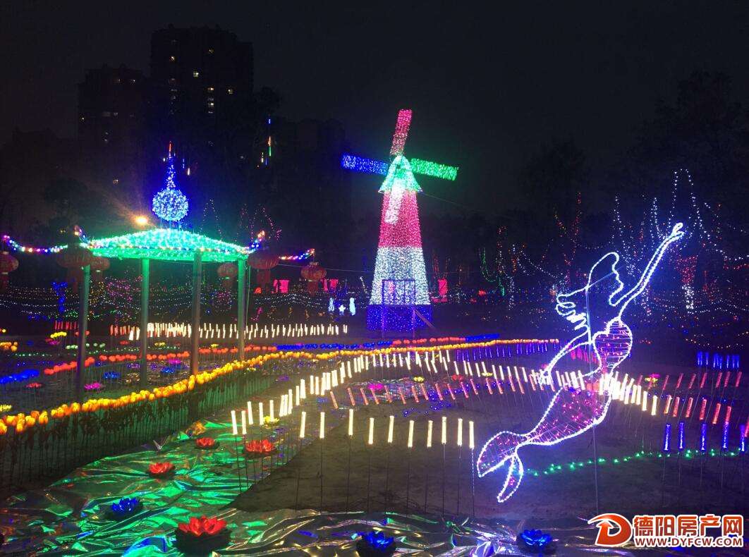 昨晚3000万盏彩灯照亮旌城夜空
