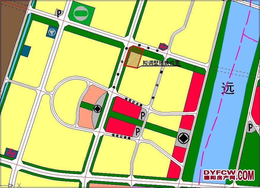 泰山南路与雅河街交汇处东南角地块规划用地性质调整公示