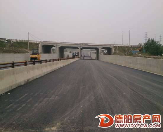 德阳市金沙江路下穿宝成线立交工程形象进度报告